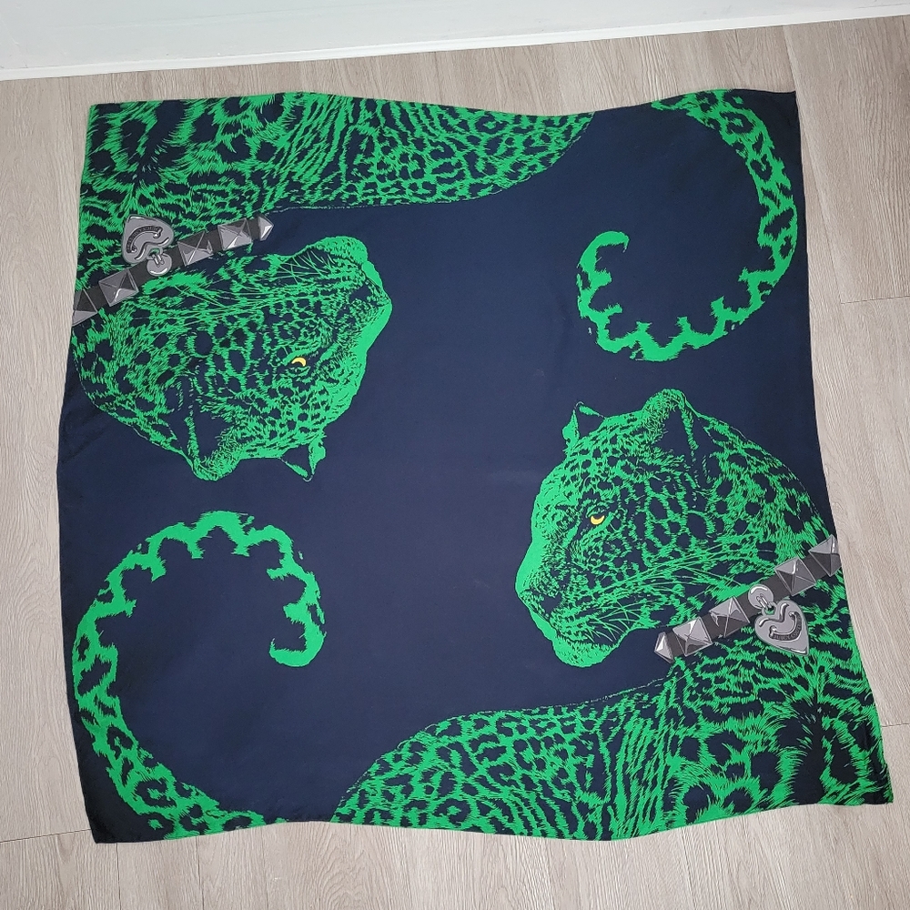Juicy Couture silk square scarf. 35" by 35"